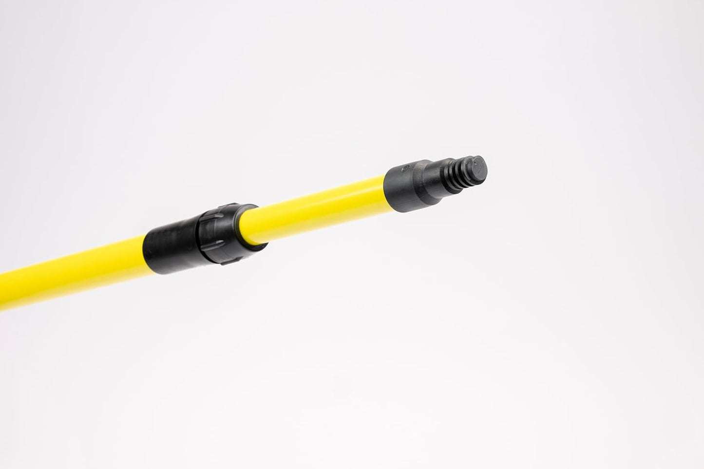 SPARTA 4102004 Spectrum Fiberglass Broom Handle, Mop Handle, Replacement Handle With Acme Threaded Tip For Commercial Cleaning, 4.5 To 8 Feet, Yellow