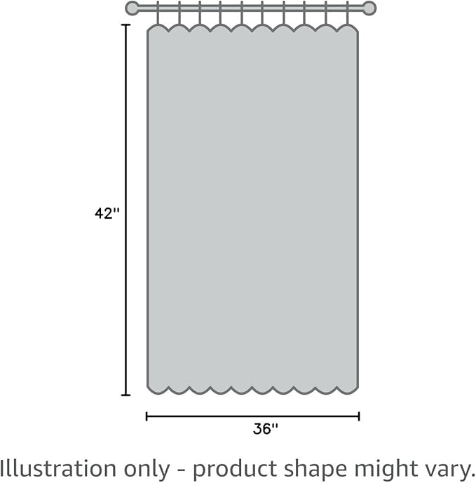 BGment Grey Blackout Curtains 36 Inches Length - Image 8