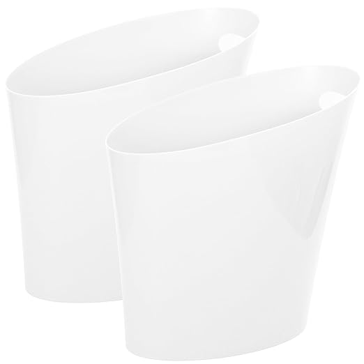 Youngever 2 Gallon Slim Trash Can, Plastic Garbage Container Bin, Small Trash by Youngever