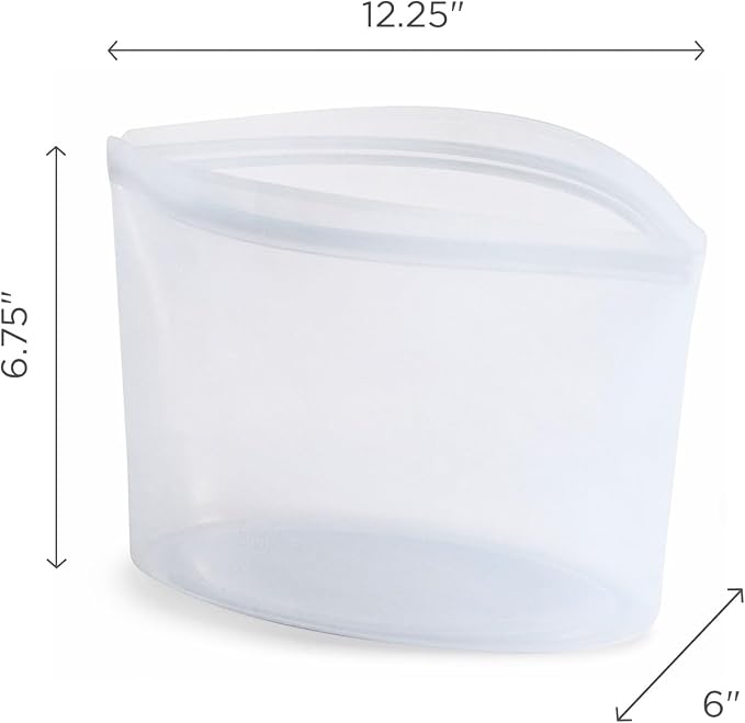 Stasher Premium Silicone Reusable Food Storage Bowl, Sous Vide, Dishwasher - Image 5