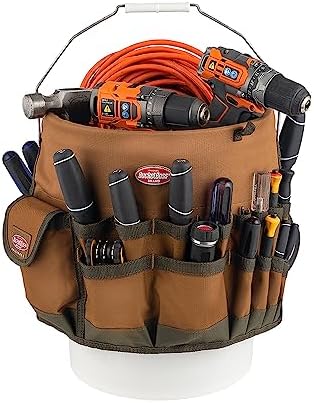 Bucket Boss The Bucketeer Bucket Tool Organizer in Brown, 10030 (Pack of 6)