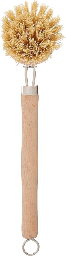 Fox Run 74906 Natural Dish Brush, Tampico Fiber Bristles Brown - Image 4