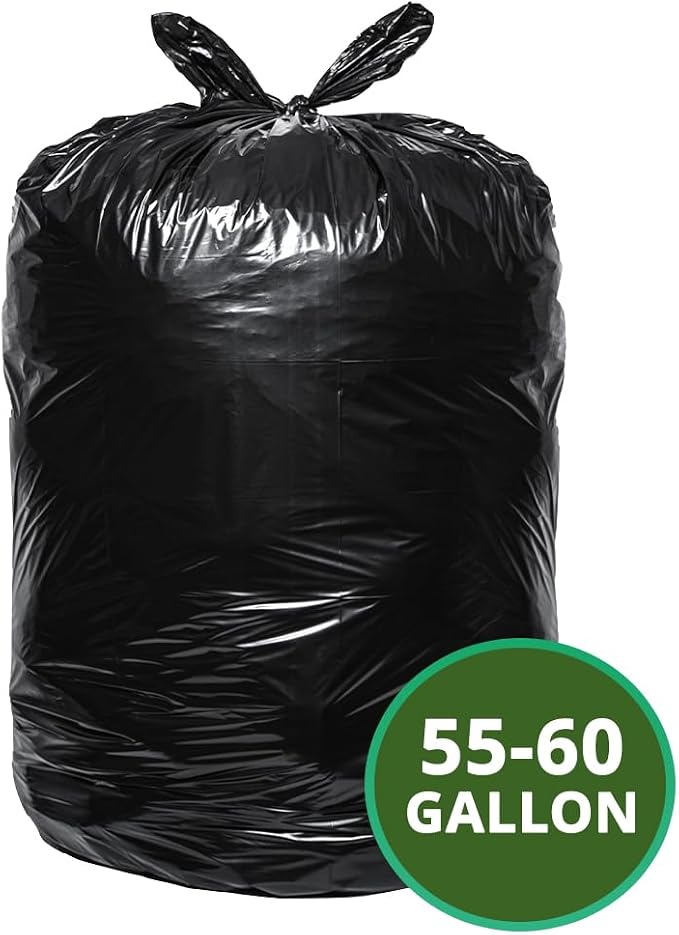 TYPLASTICS Heavy Duty 55-60 Gallon Trash Can Liners, Commercial and Industrial - Image 2