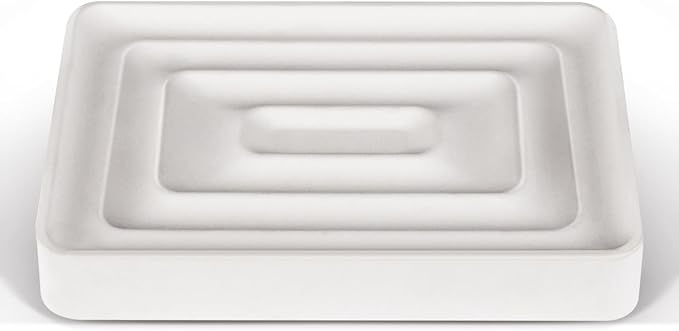1 Pack Diatomite Soap Dish Holder, Quick Dry Stone Bath Tray, Diatomaceous by SlowSLog