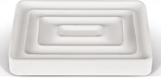 1 Pack Diatomite Soap Dish Holder, Quick Dry Stone Bath Tray, Diatomaceous by SlowSLog