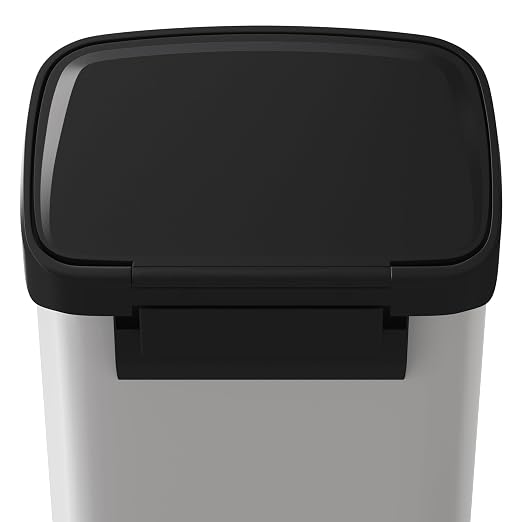 Garvee 13 Gallon / 50 Liter Metal Trash Can - Image 8
