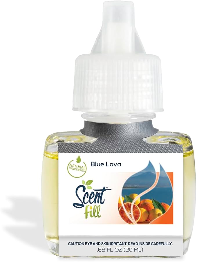 Scent Fill Blue Lava Plug in Air Freshener, 4 Scented Oil Refills - Image 4