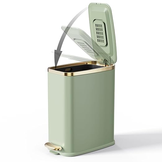 CEROELDA Small Bathroom Trash Can by WelcometoCEROELDA