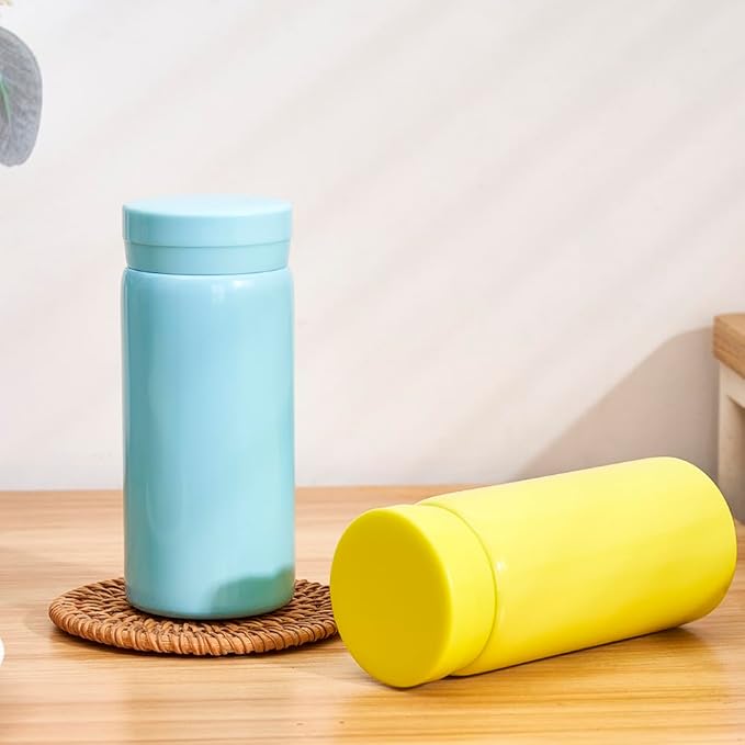 Mini Thermos Cute Water Bottle - 7 oz Tiny Insulated Vacuum 18/10 Stainless - Image 5