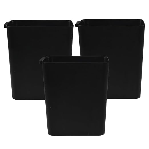 Zopnny 3 Pack 4.5 Gallon Plastic Waste Container, Trash Can Wastebasket - Image 5