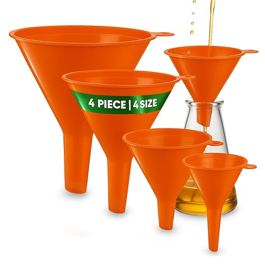Oil Funnel Set – Plastic Funnels by Unknown