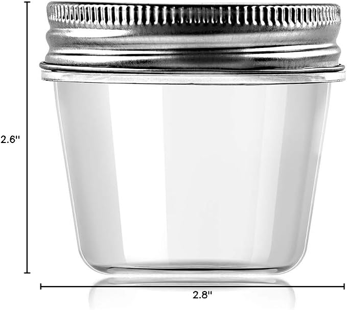 novelinks 4 oz Clear Plastic Jars - Image 8