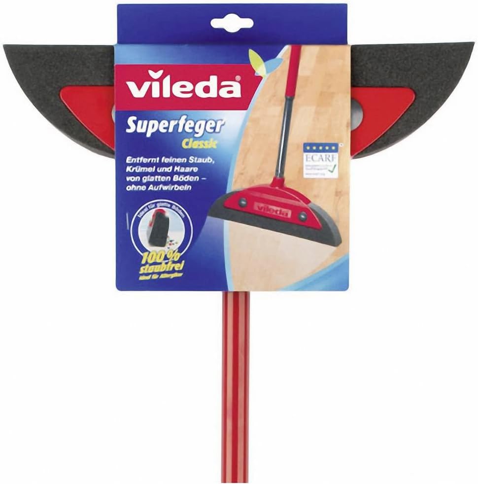Vileda 1469 Super Feger Classic Broom with Telescopic Handle