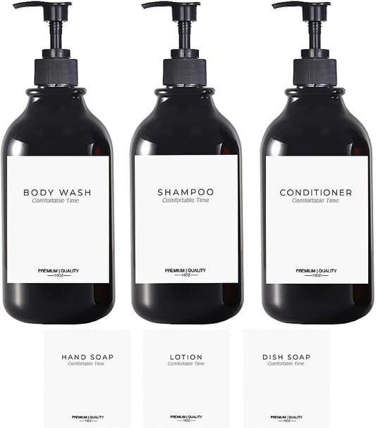 3 Pack of Shampoo and Conditioner Bottles by Gails+Willing