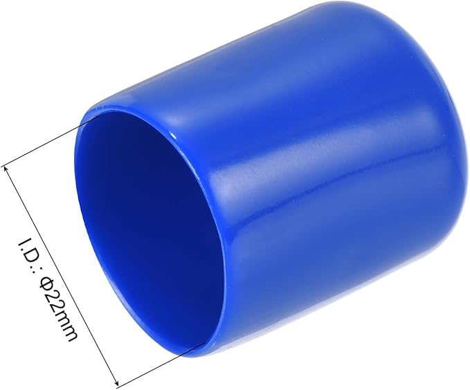 uxcell 20pcs Rubber End Caps 22mm ID Vinyl Round Tube Bolt Cap Cover Screw - Image 3