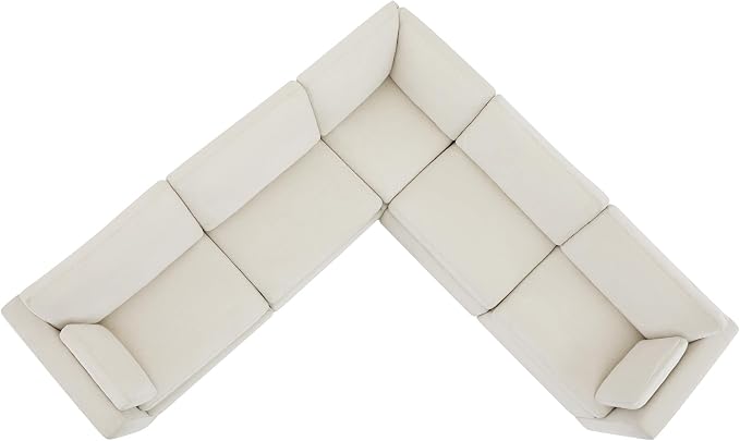 CHITA Oversized Corner Modular Sectional Fabric Sofa Set, FSC Certified Extra - Image 5