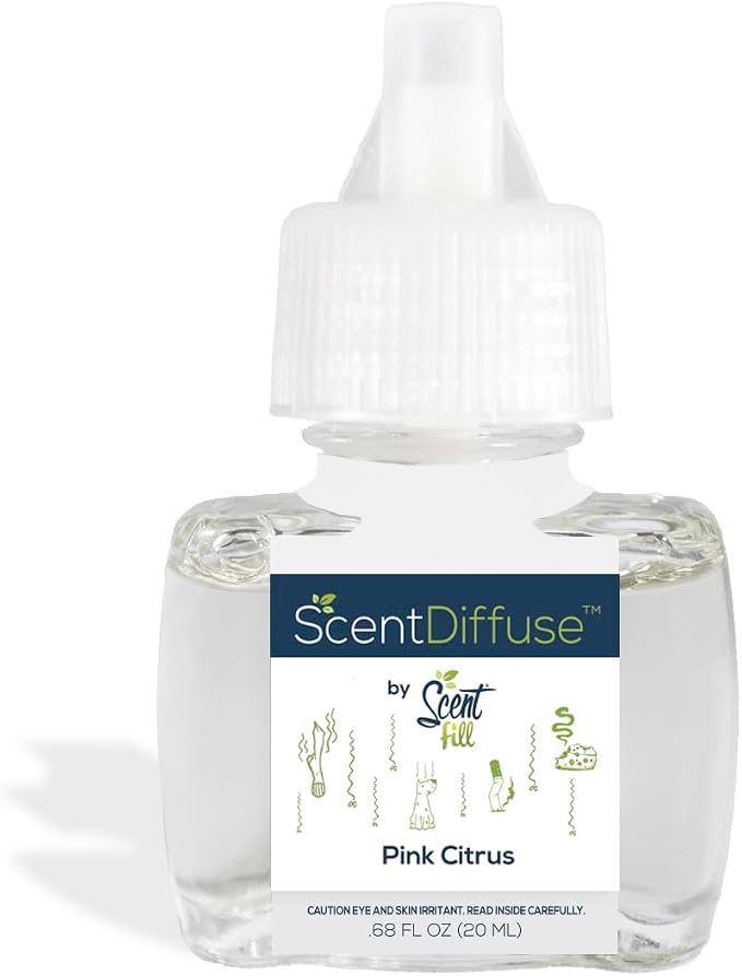 Scent Fill Pink Citrus Plug in Air Freshener, 4 Scented Oil Refills - Image 3