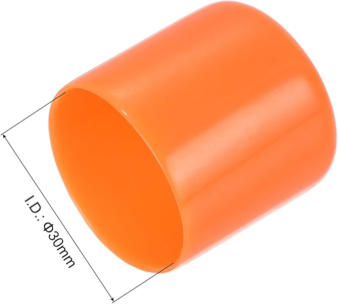 uxcell 20pcs Rubber End Caps 30mm ID Vinyl Round Tube Bolt Cap Cover Screw - Image 3
