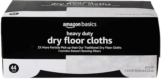 Amazon Basics Heavy Duty Dry Sweeping Cloths to Clean Dust, Pet Hair, Fits by AmazonBasics