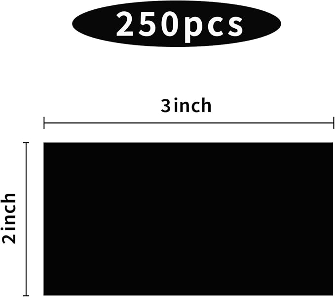 STARLIBOO Colored Labels Stickers 3 x 2 Inch, Rectangle Moving Labels, Garage - Image 2