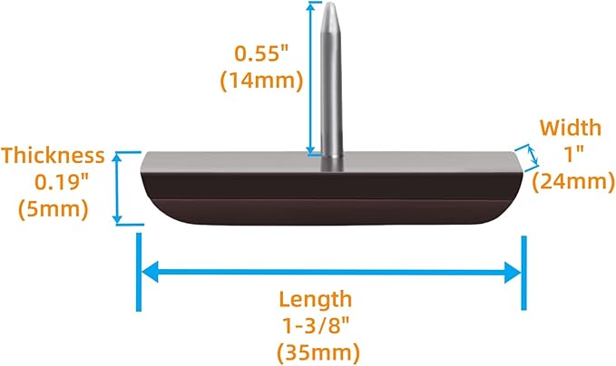 Furniture Sliders-Furnigear Nail in Chair Glides - Image 2
