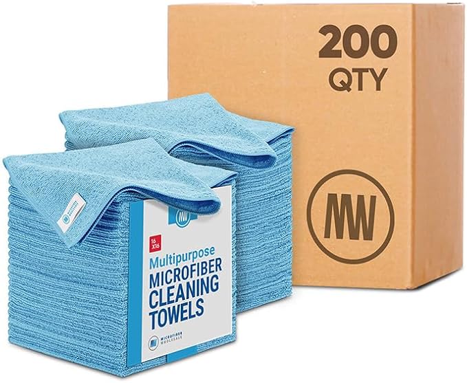 Microfiber Wholesale 16" x 16" All Purpose Towels by MicrofiberWholesale