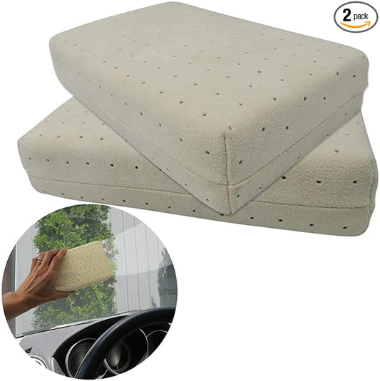 Evelots Car Windshield Cleaner Chamois, 2 Pack, Window Glass Defogger Sponge by Evelots