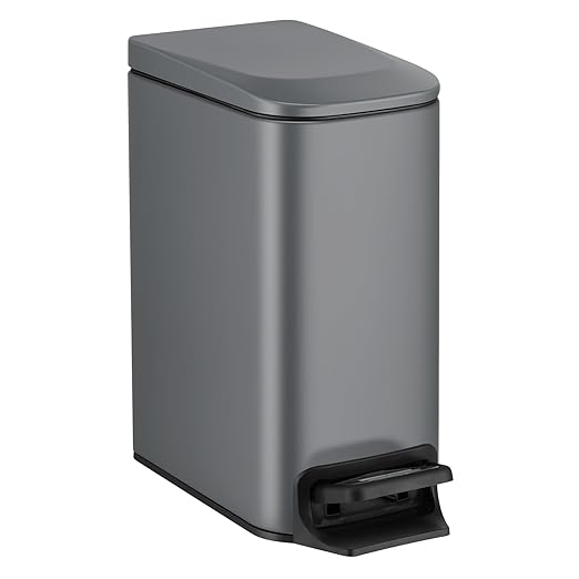 TIPGO Slim Bathroom Trash Can by TIPGO