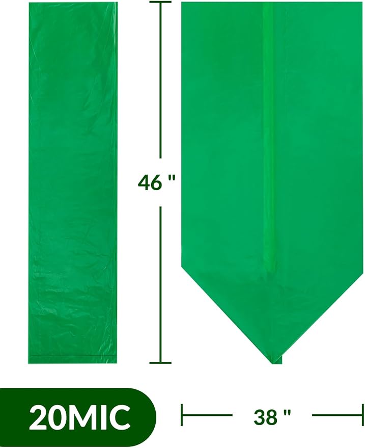 100 Count 100% Biodegradable and Compostable Trash Bags, 40-45 Gallon, 20 - Image 3