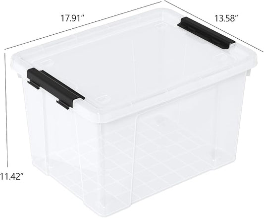 35 Quart Latching Storage Box - Image 2