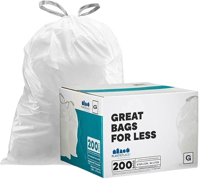 Plasticplace Custom Fit Trash Bags, Compatible by Plasticplace