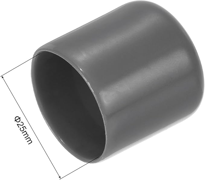 uxcell 20pcs Rubber End Caps 25mm ID Vinyl PVC Round Tube Bolt Cap Cover Screw - Image 3