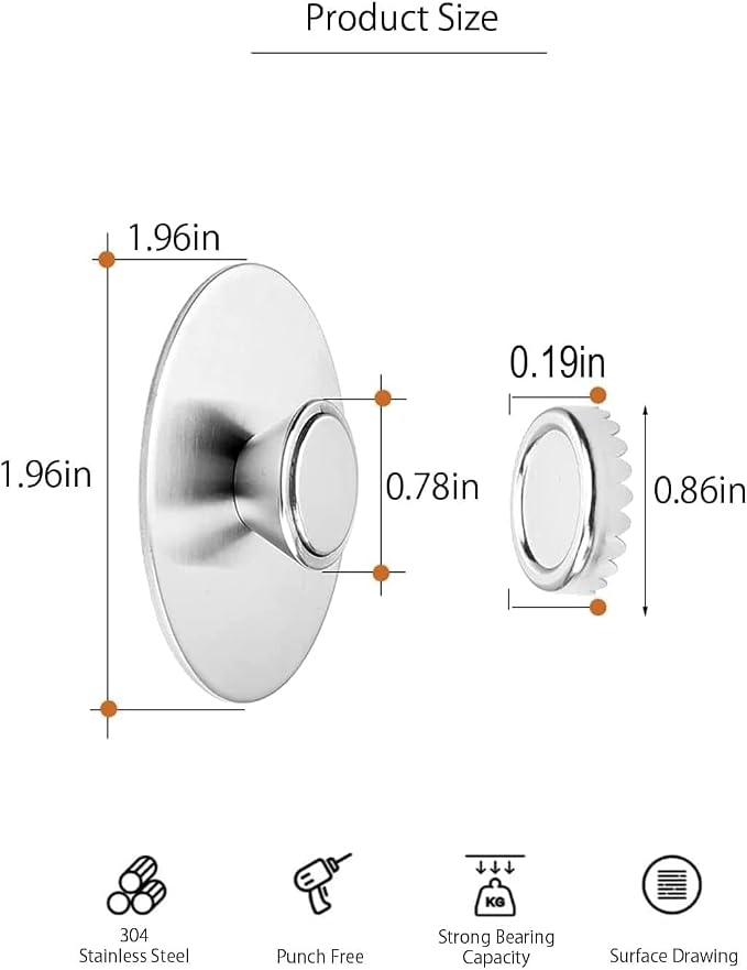 2Pcs Magnetic Soap Savers for Bar Soap, Stainless Steel Soap Holder for Shower - Image 2