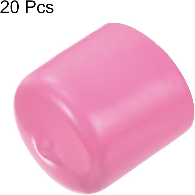 uxcell 20pcs Rubber End Caps 25mm ID Vinyl PVC Round Tube Bolt Cap Cover Screw - Image 2