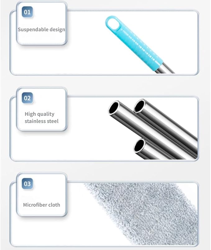 Saker Plus Retractable Gap Dust Cleaning Artifact, Saker Plus Flat Duster - Image 4