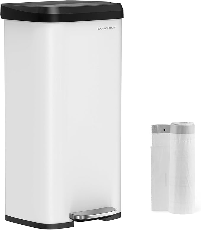 SONGMICS Kitchen Trash Can, 18-Gallon Stainless Steel Garbage Can, by SONGMICSbySONGMICSHOME