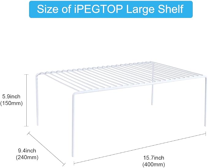 iPEGTOP Large Kitchen Freezer Cabinet Storage Shelf - Image 3
