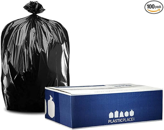 Plasticplace 40-45 Gallon Trash Bags On Rolls 1.2 Mil by Plasticplace