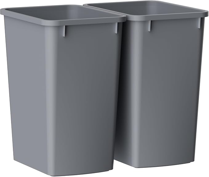 ROOMTEC 35QT Kitchen Trash Can, Lightweight and Sturdy Slim Trash Can, by ROOMTEC