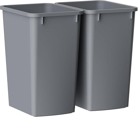 ROOMTEC 35QT Kitchen Trash Can, Lightweight and Sturdy Slim Trash Can, by ROOMTEC