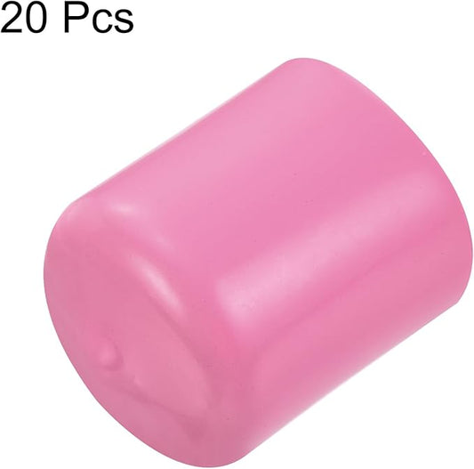 uxcell 20pcs Rubber End Caps 22mm ID Vinyl PVC Round Tube Bolt Cap Cover Screw - Image 2