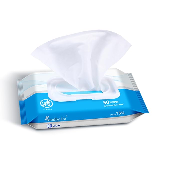 75% Alcohol Wet Hand Sanitizing Wipes - Image 2