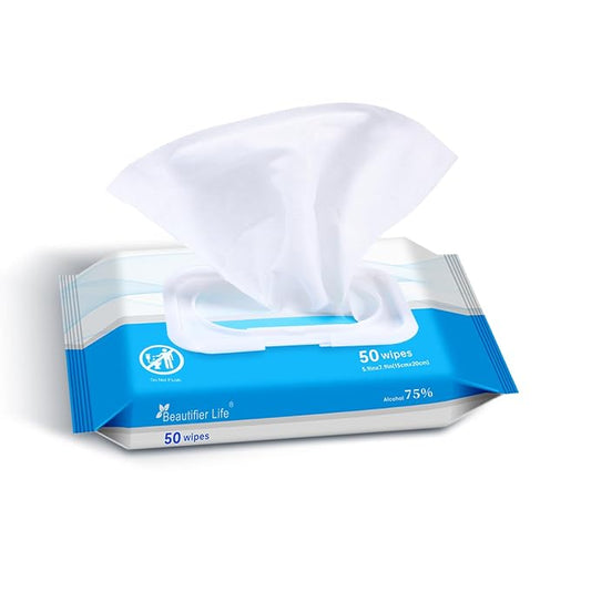 75% Alcohol Wet Hand Sanitizing Wipes - Image 2