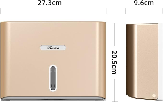 Paper Towel Dispenser Wall Mount, Adhesive No Drilling Multifold Trifold C Fold - Image 9