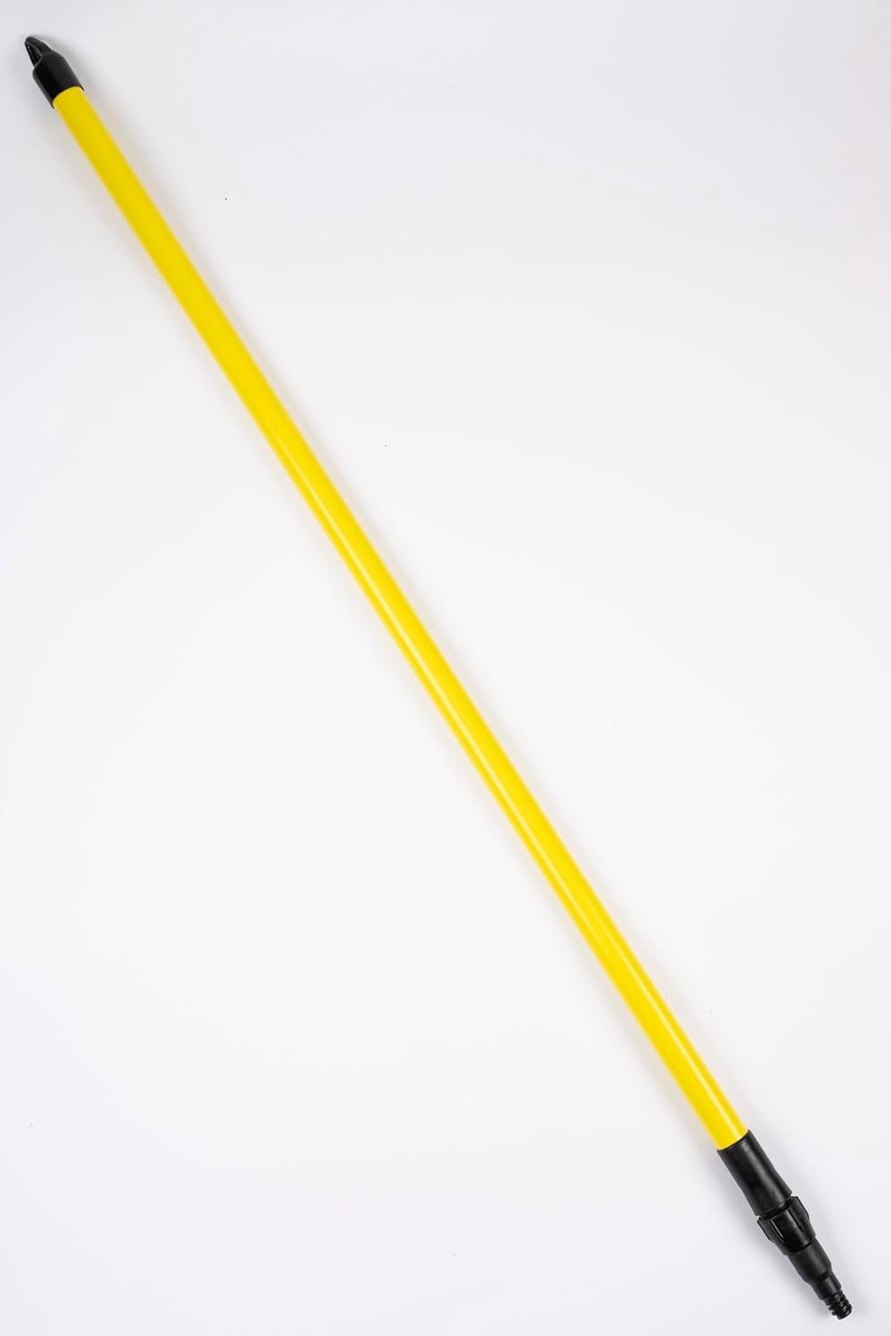 SPARTA 4102004 Spectrum Fiberglass Broom Handle, Mop Handle, Replacement Handle With Acme Threaded Tip For Commercial Cleaning, 4.5 To 8 Feet, Yellow