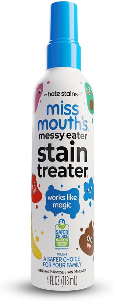 Miss Mouth's Messy Eater Stain Treater Spray - 4oz Stain Remover - Newborn & by TheHateStainsCo