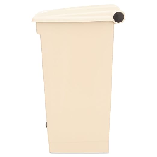 Rubbermaid Commercial Products Step-On Lid Trash Can, Hands-Free Sanitary Use - Image 2