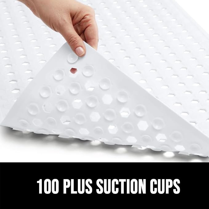 GORILLA GRIP Patented Square Shower Stall Mat, Small Bathtub Floor Mats - Image 7