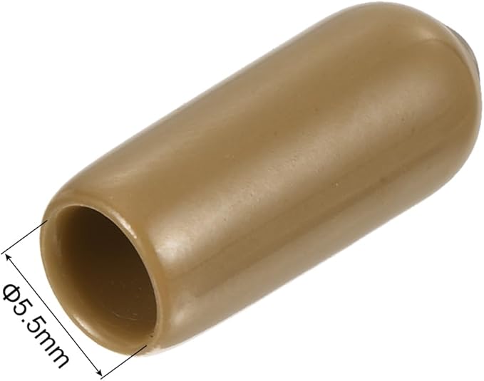 uxcell 20pcs Rubber End Caps 5.5mm ID Vinyl PVC Round Tube Bolt Cap Cover Screw - Image 3