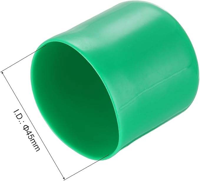 uxcell 20pcs Rubber End Caps 45mm ID Vinyl PVC Round Tube Bolt Cap Cover Screw - Image 3